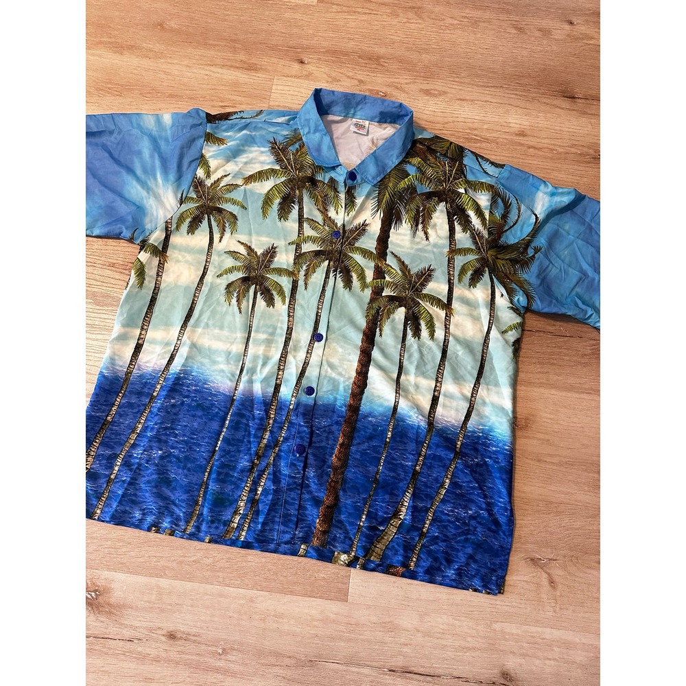 Happy Bay Men’s Hawaiian shirt button up size xxl - Picture 2 of 6